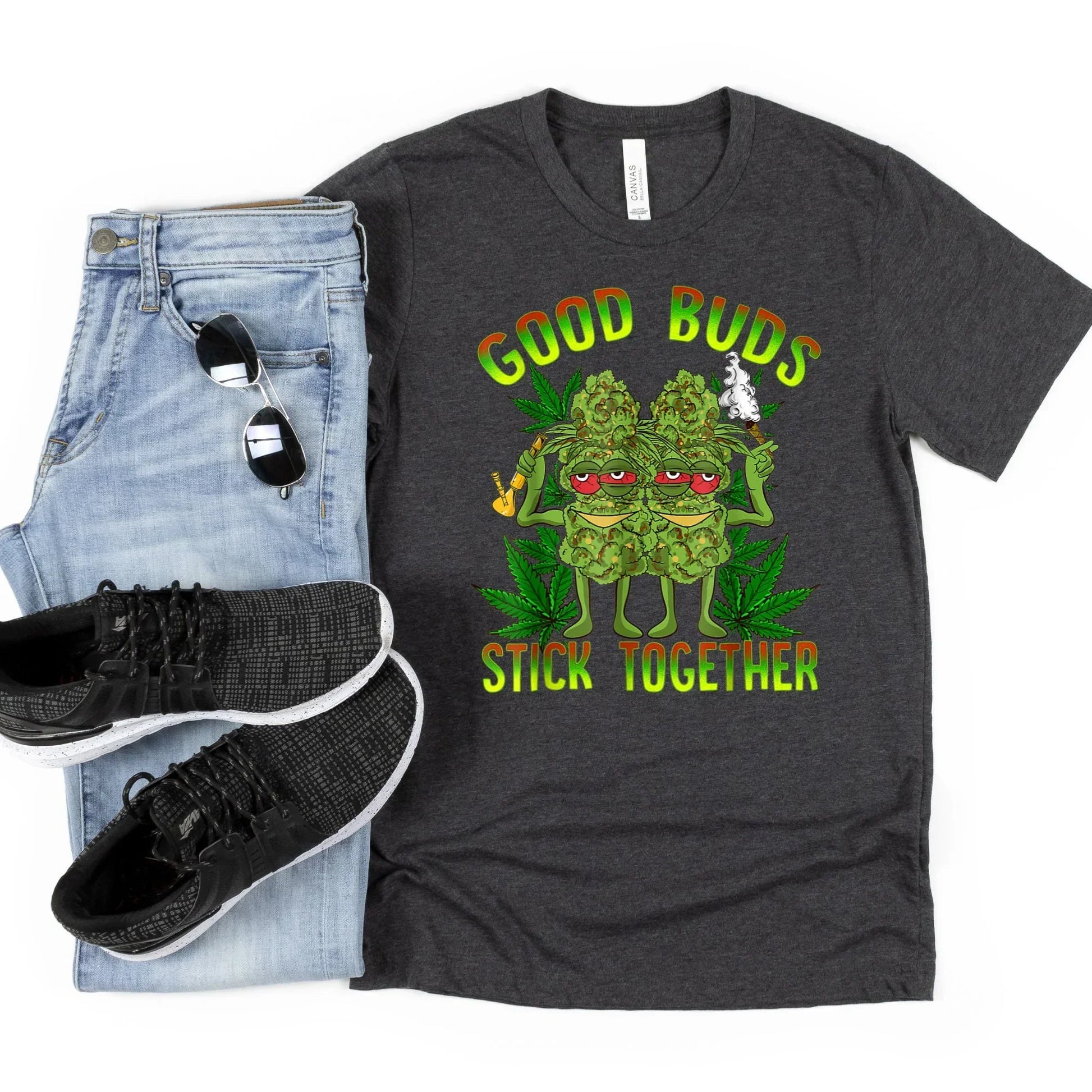 Good Buds Stick Together, Stoner Friends Shirt