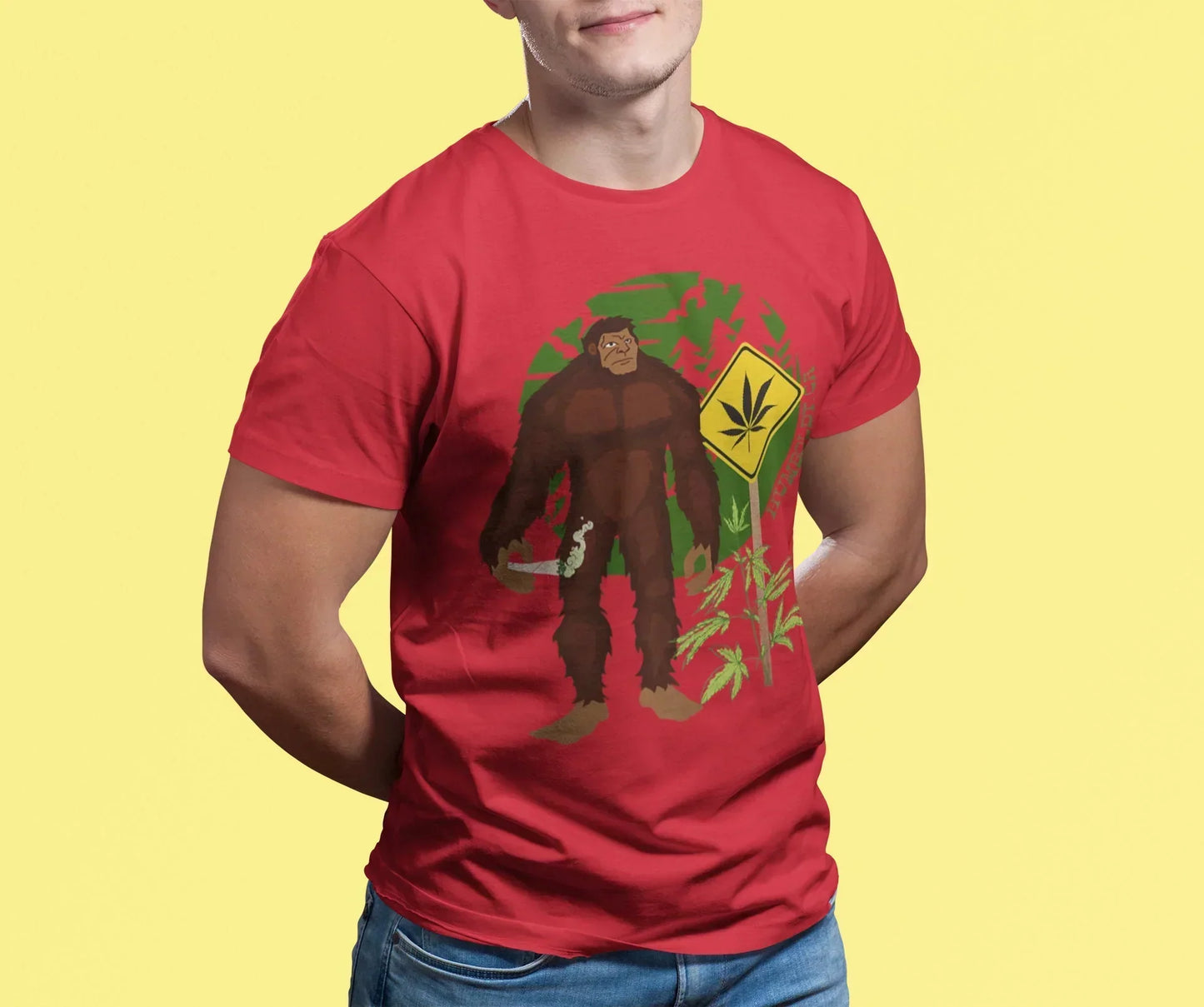 Gorilla Smoke Stoner Shirt for Him HMDesignStudioUS