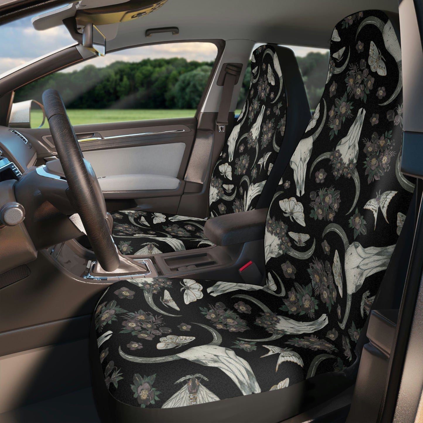 Y2K Car Seat Covers, Blue Floral Cute Car Accessories for Women, Neon –  HMDesignStudioUS