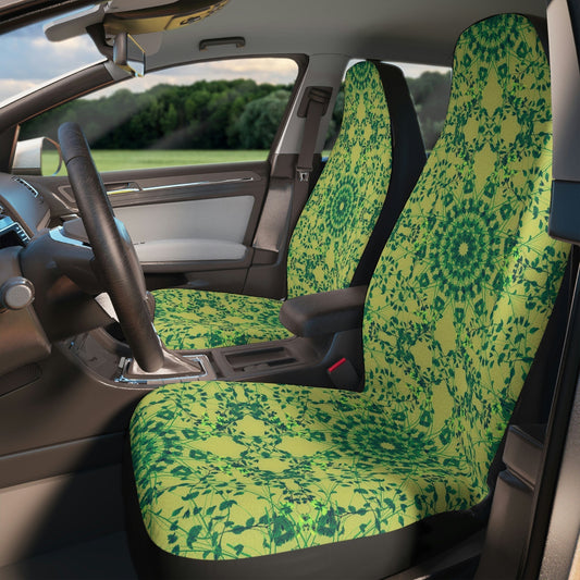Green Boho Car Seat Cover