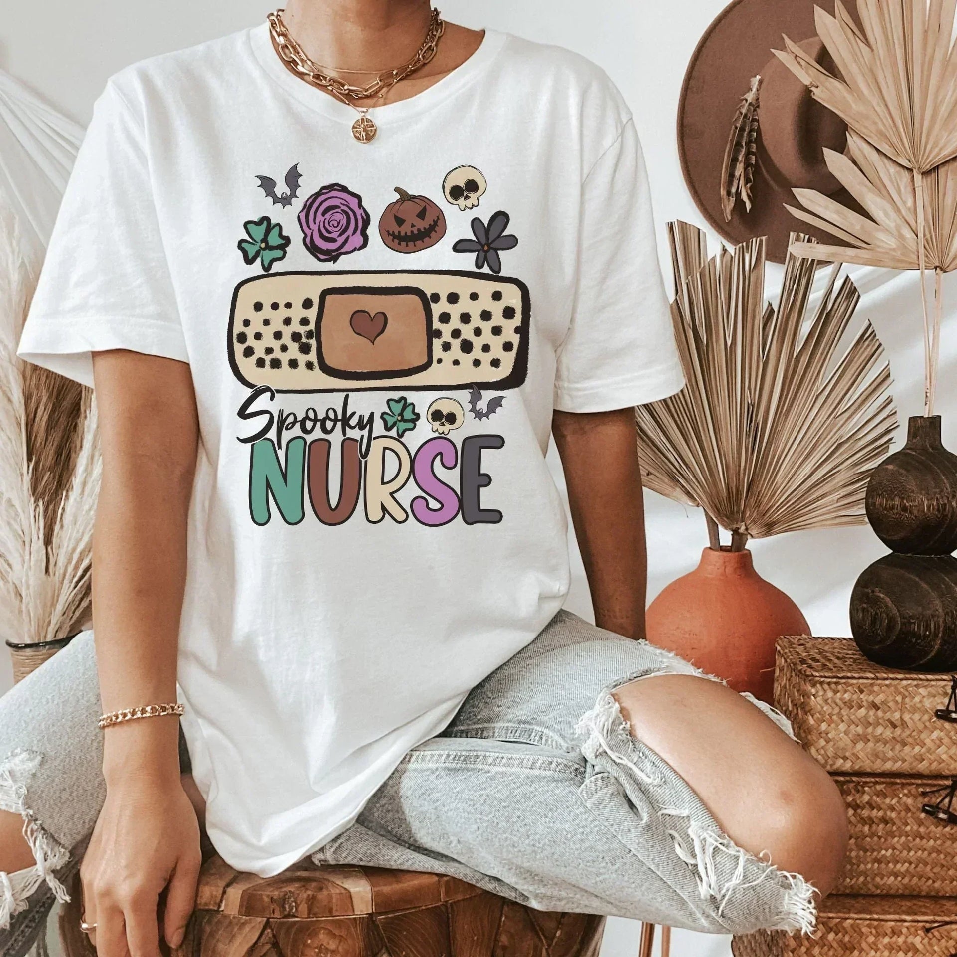 Halloween Nurse Shirt, Funny Nursing Student T-shirt, Registered