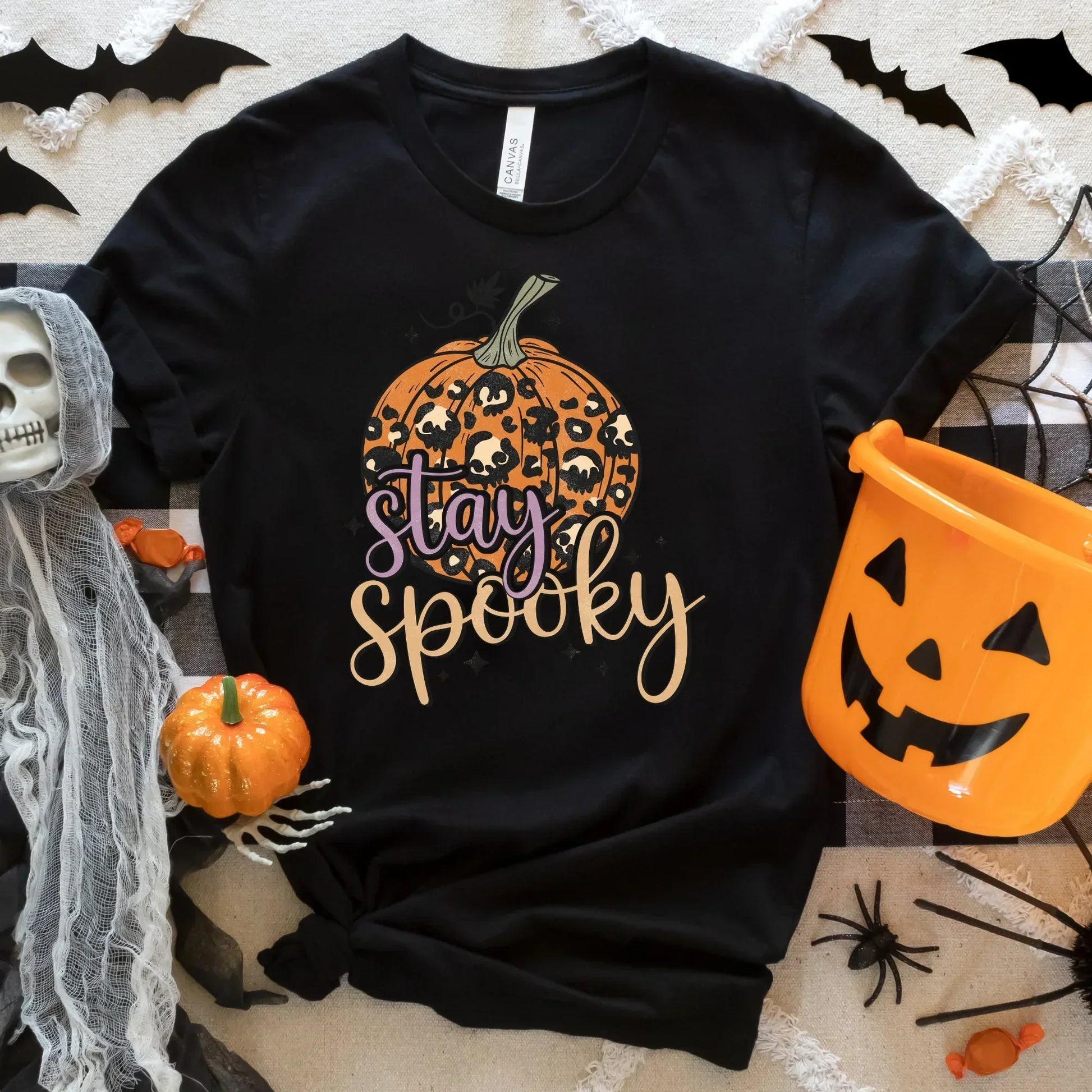 Halloween Sweatshirt, Stay Spooky Vibes Shirt, Fall Sweatshirt, Halloween Crewneck, Funny Party Tees, Retro Halloween, Spooky Season