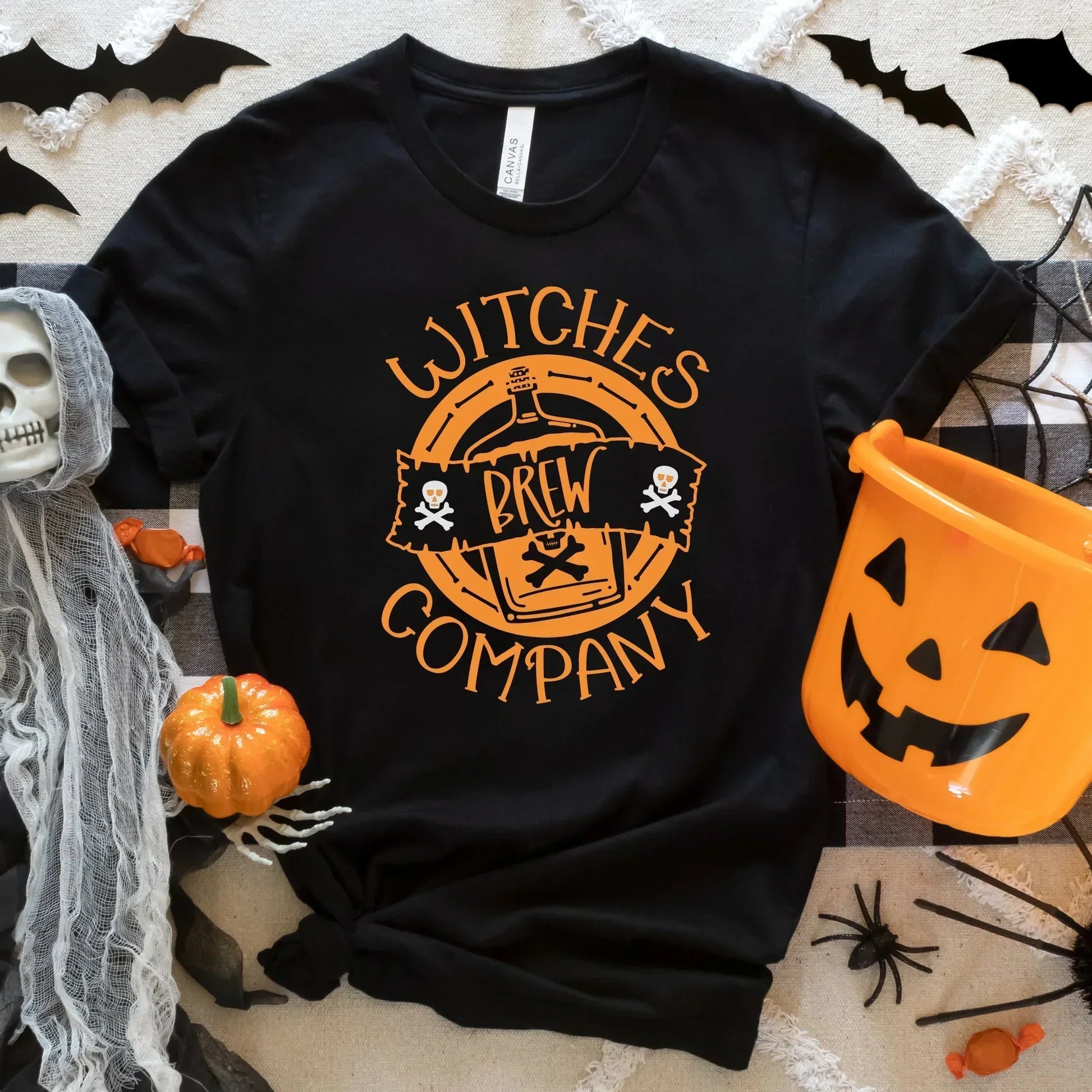 Halloween Sweatshirt, Witches Brew Halloween Crewneck, Funny Halloween Party, Cute Halloween Hoodie, Halloween Cat Shirt, Witch Shirt HMDesignStudioUS