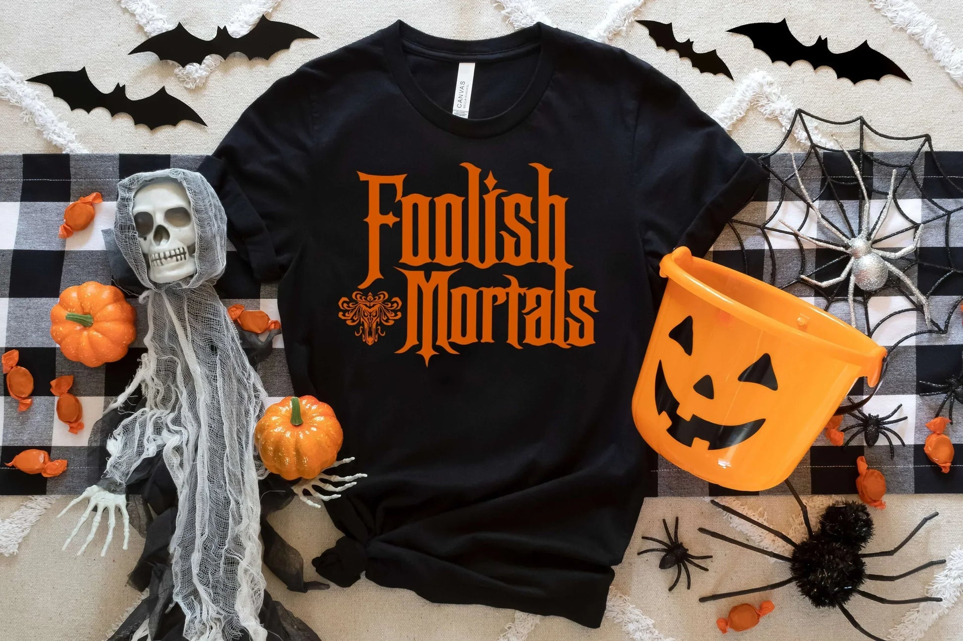 Haunted Mansion Shirt, Foolish Mortals, Disney Halloween shirt, Disney World Shirts, Walt Disney World, Magic Kingdom, Disney Crewneck