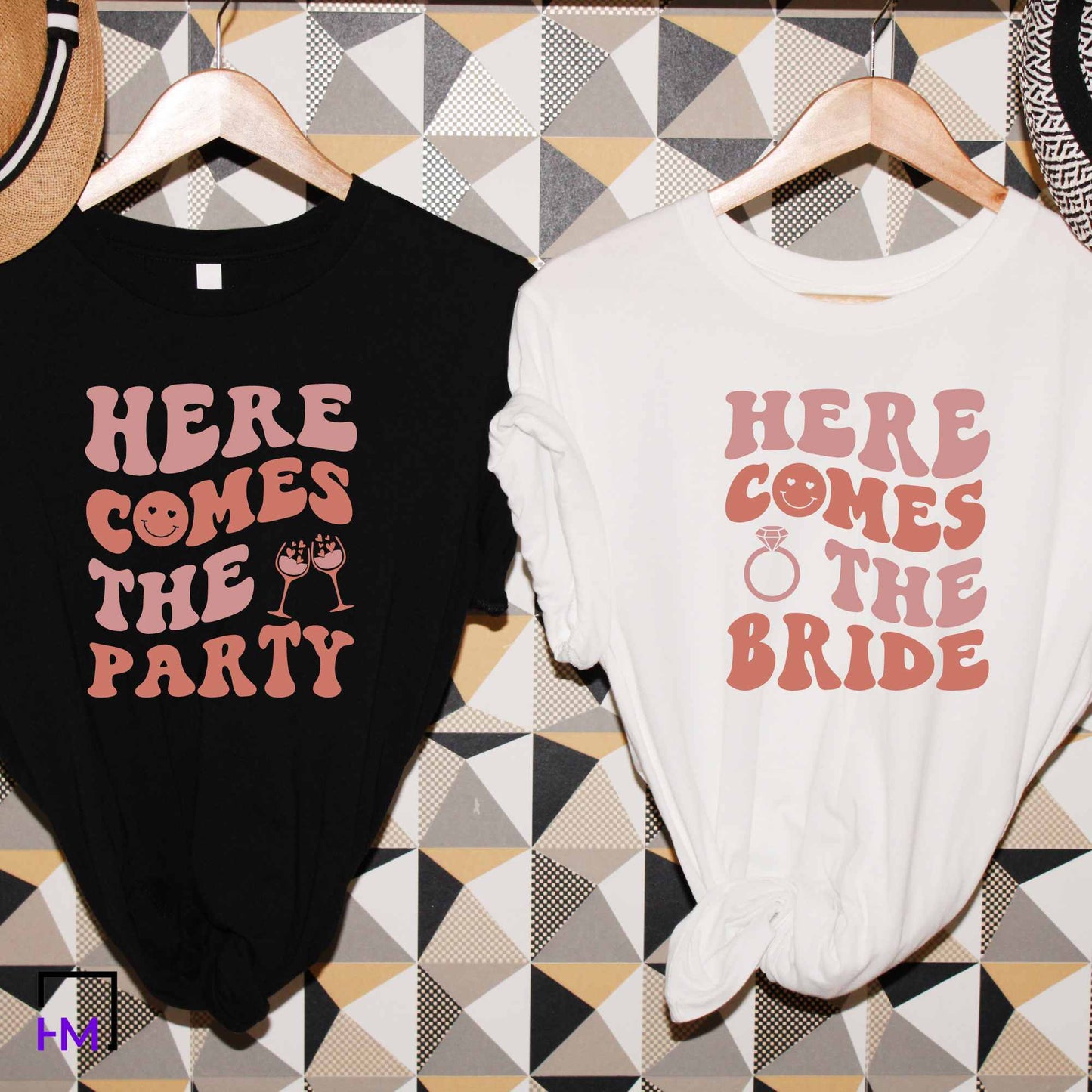 Here Comes the Bride, Here Comes the Party Shirts, Funny Bachelorette Party Shirts