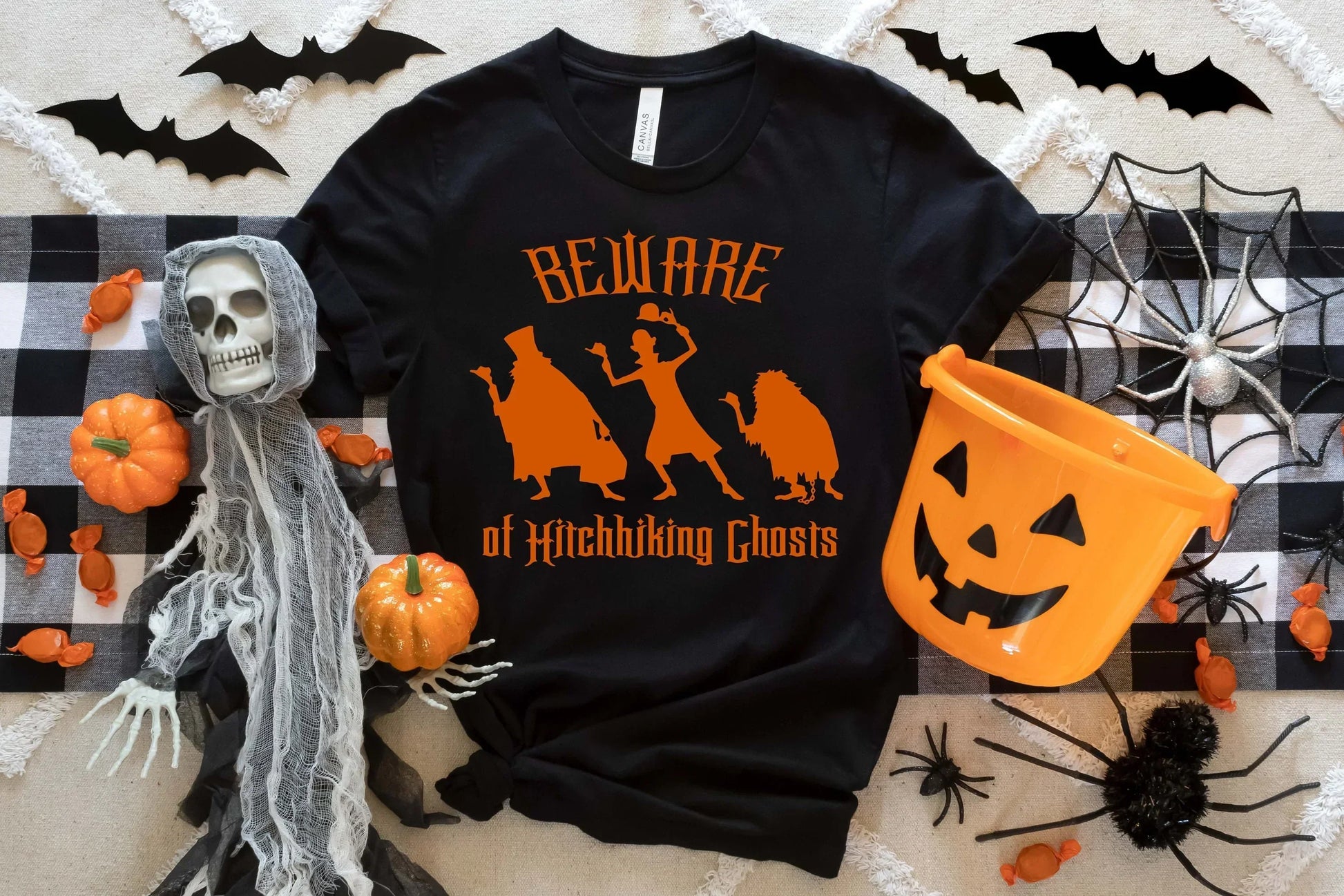 Hitchhiking Ghost, Haunted Mansion Shirt, Disney halloween shirt, Disney World Shirts, Magic Kingdom, Walt Disney World, Disney Crewneck HMDesignStudioUS
