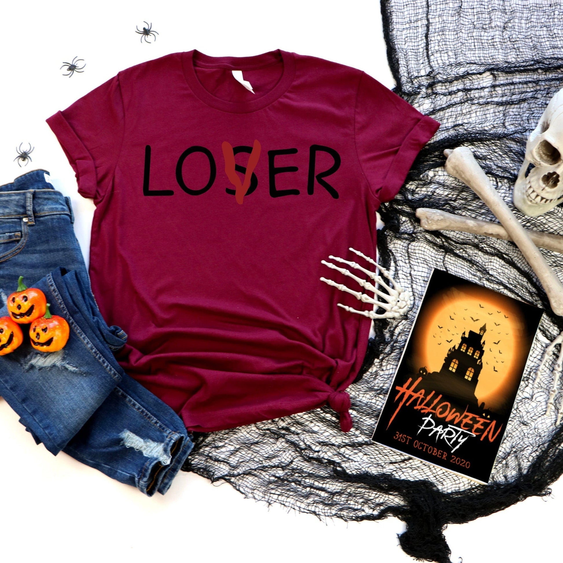 Horror Movie Shirt, Vintage Horror Shirt, Losers Horror Friends Shirt, Horror Film Shirt, Horror Movies Tee, Halloween Sweatshirt