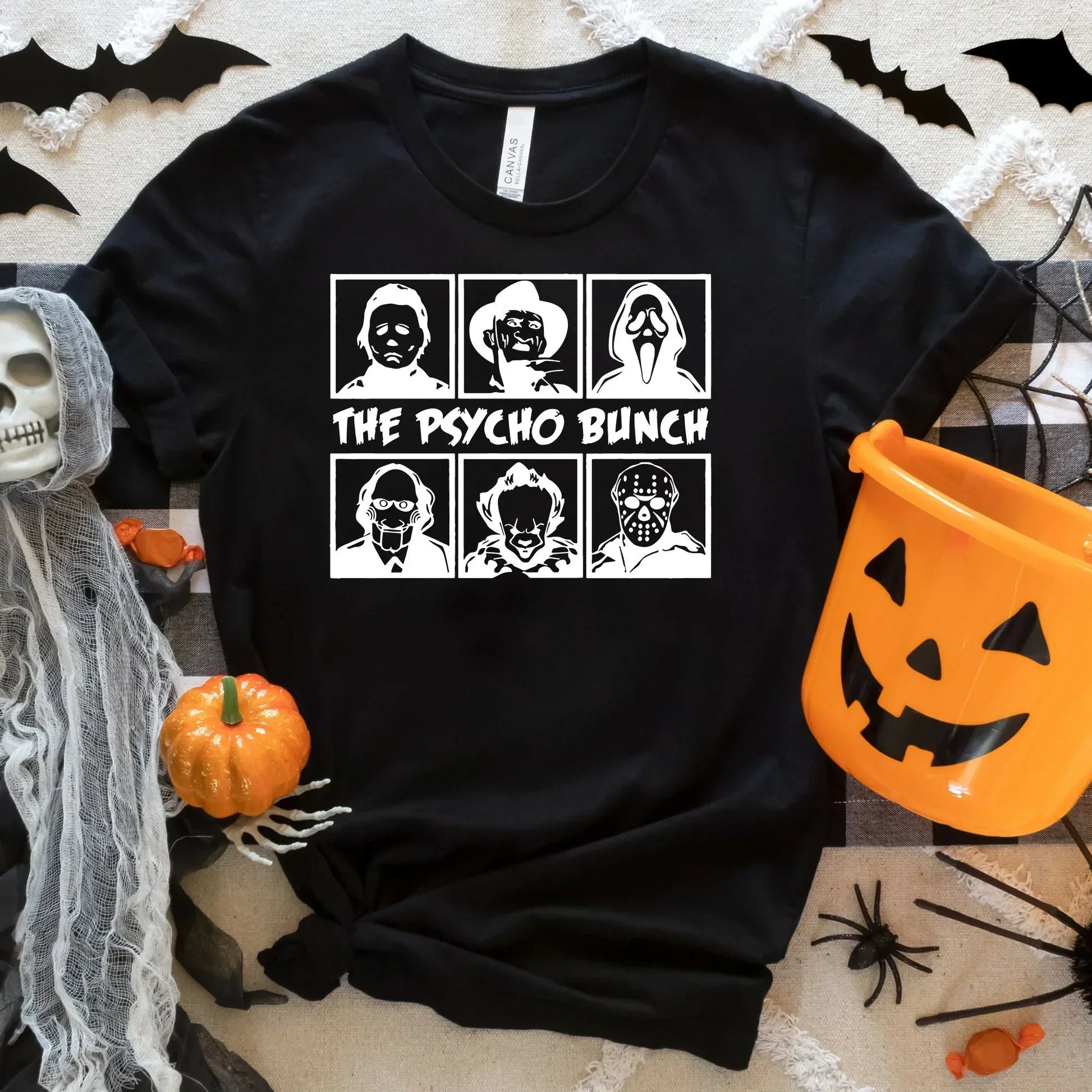 Horror Shirt, Horror Characters T-Shirt, Halloween Sweatshirt, Friends Themed TShirt, Horror Film Shirt, Horror Movies Gifts, Horror Sweater HMDesignStudioUS