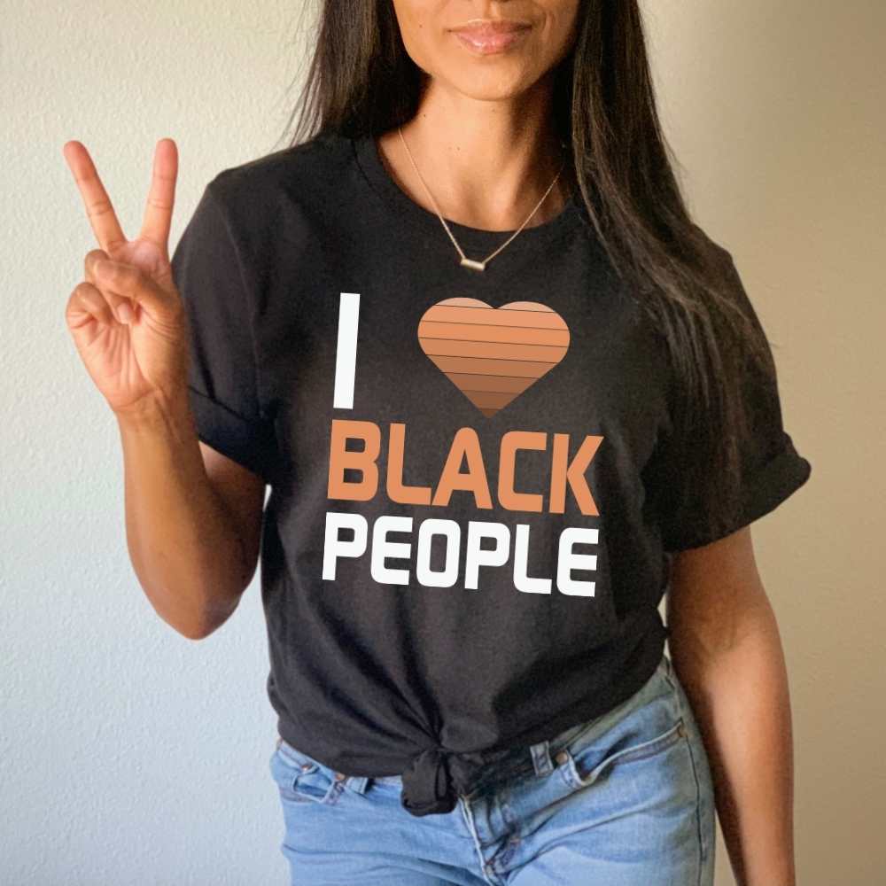 I love Black People Black History Shirt