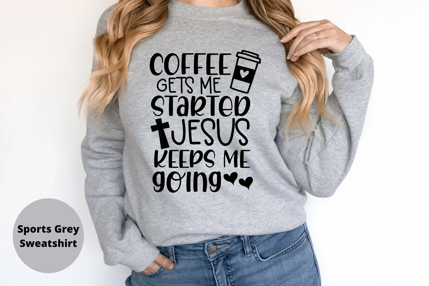 I love Coffee and Jesus, Christian Shirt