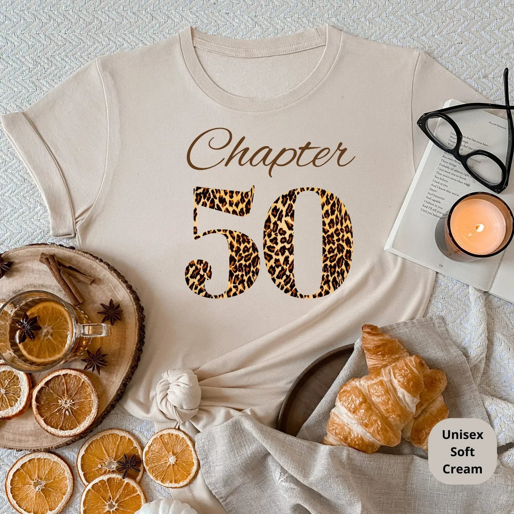 Leopard 50th Birthday Shirts, 50th Birthday Group Shirts - Celebrate Your Milestone in Style!