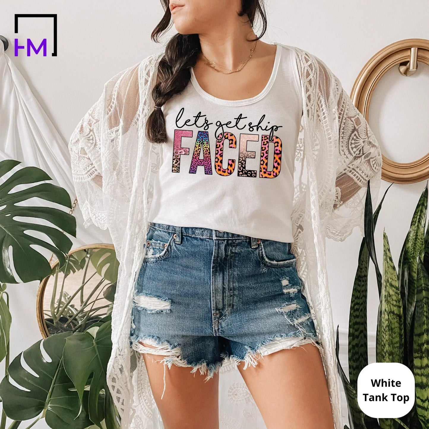 Let's Get Ship Faced, Funny Cruise Shirts for Women HMDesignStudioUS