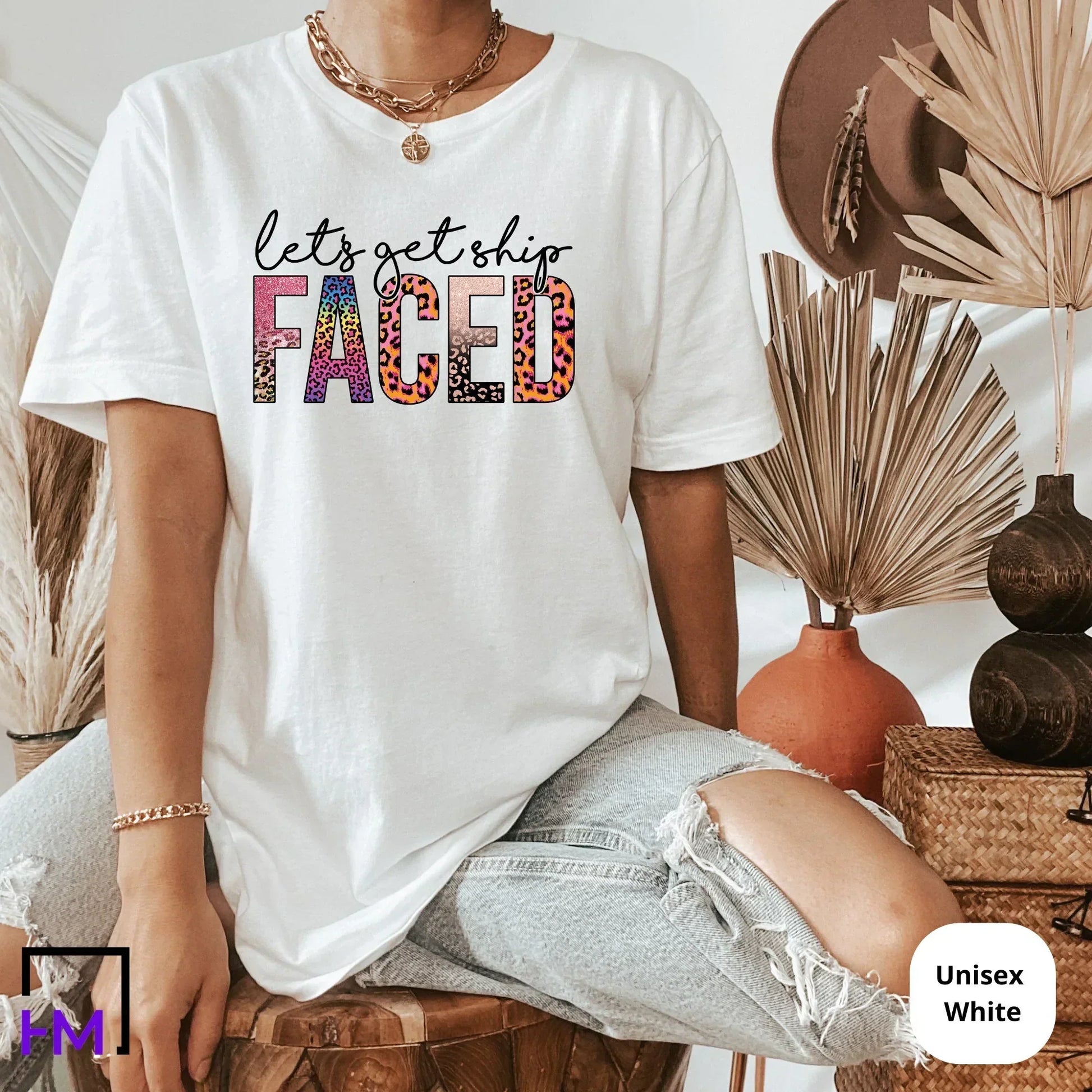 Let's Get Ship Faced, Funny Cruise Shirts for Women HMDesignStudioUS