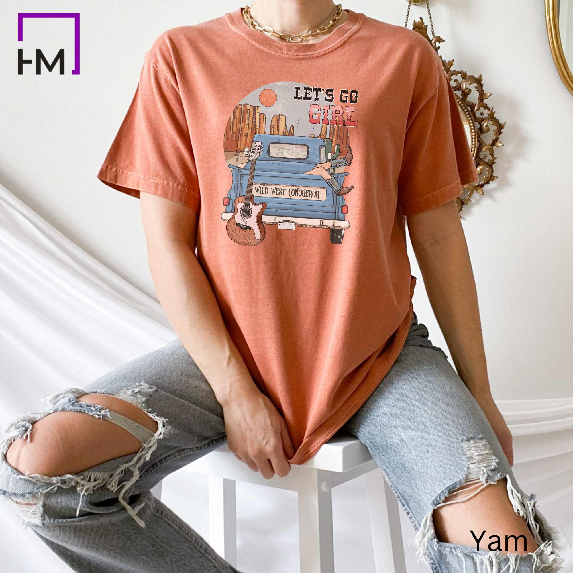 Cowgirl on sale graphic tees