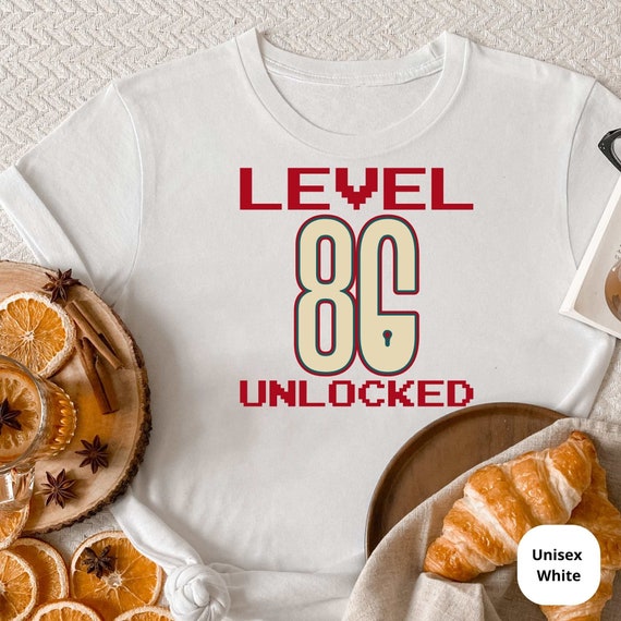 Level 80 Unlocked! Celebrate a Lifetime of Memories with Our Customizable 80th Birthday Shirt