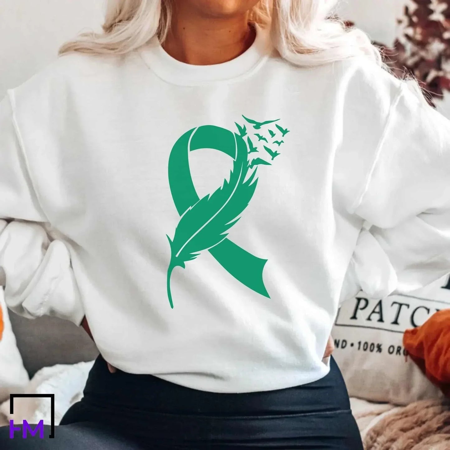 Liver Cancer Shirt, Liver Cancer Warrior Gift, Liver Cancer Green Ribbon Shirt, Liver Cancer Awareness Shirt, Cancer Fighter Gifts, Support HMDesignStudioUS