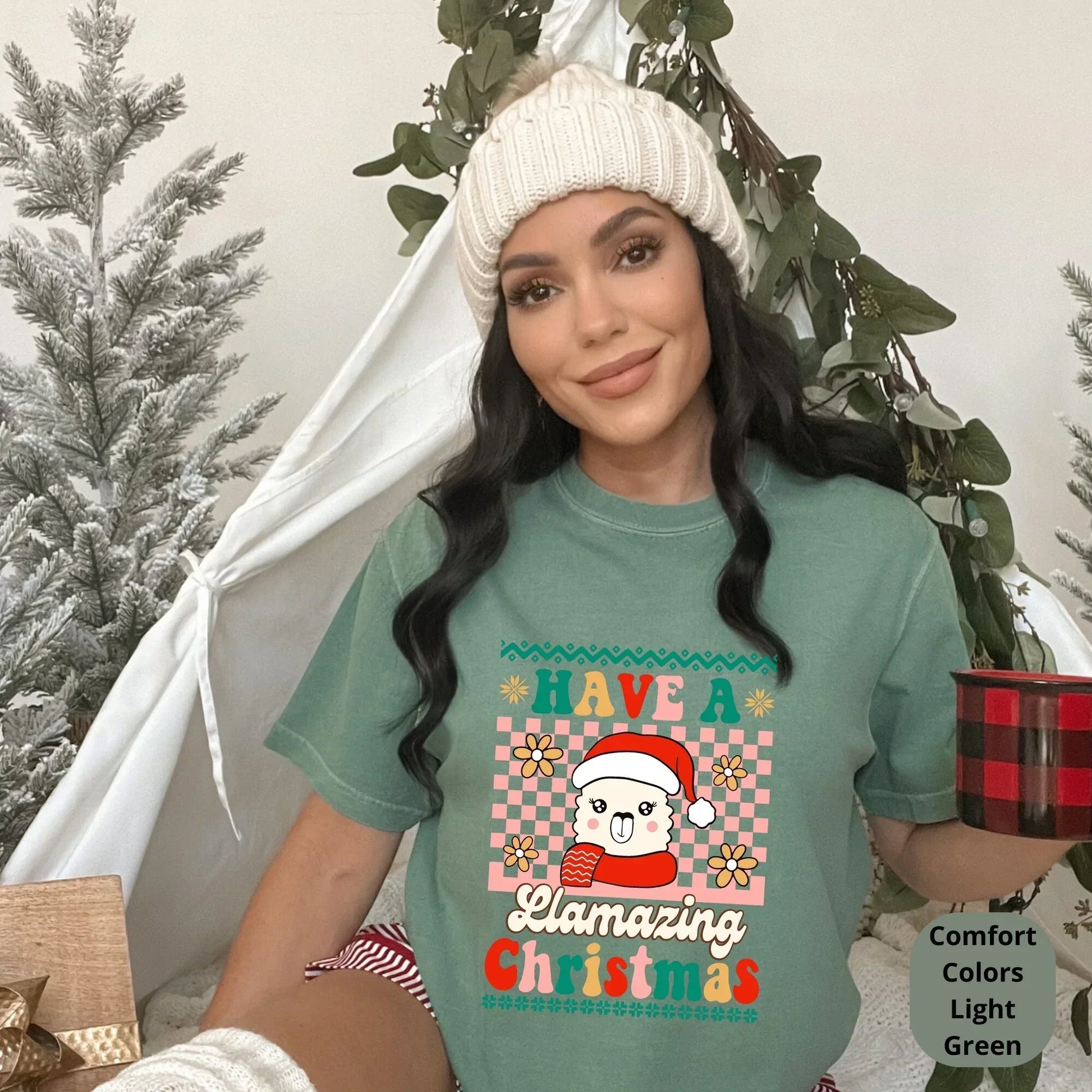  Christmas Sweatshirt Merry Christmas in PUFF (XL