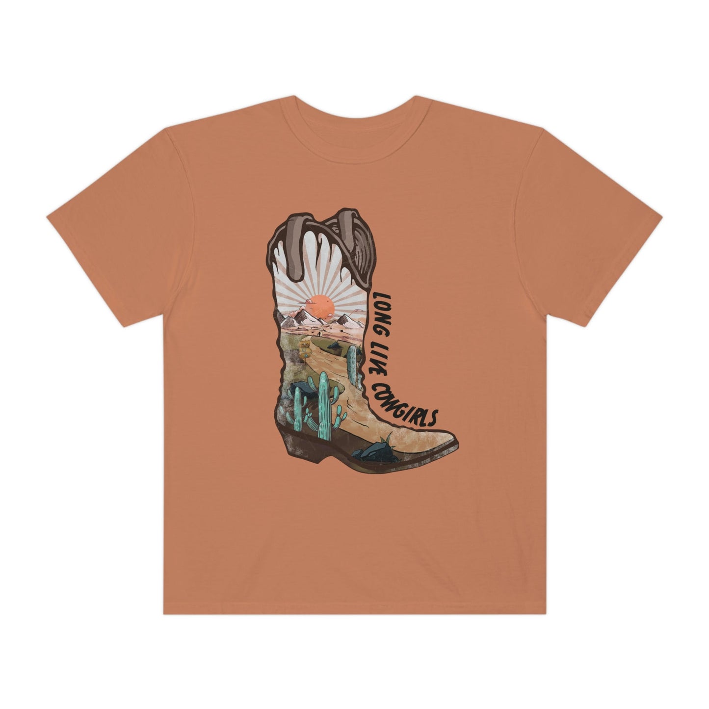 Long Live Cowgirls, Comfort Colors Western Graphic Shirt | Cowgirl T-Shirt