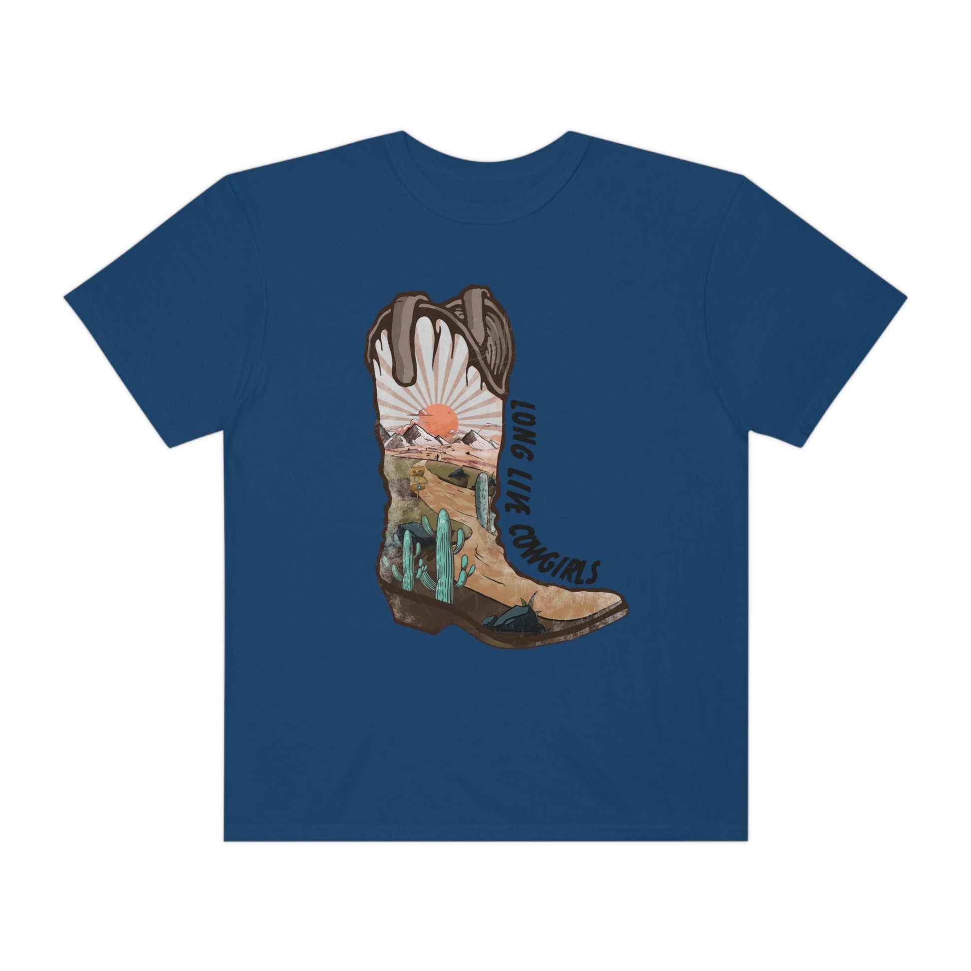 Long Live Cowgirls, Comfort Colors Western Graphic Shirt | Cowgirl T-Shirt