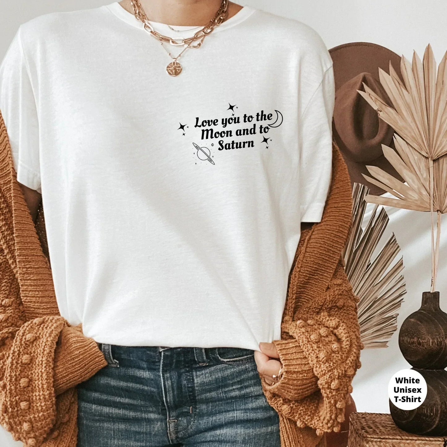 Love You to the Moon and to Saturn T-Shirt | Seven Shirt l Taylor Swift Seven Sweatshirt |Folklore Taylor Swift Inspired Hoodie Gift for Her