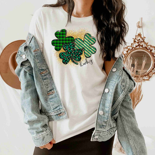 Lucky Clover St. Patrick's Day Shirt for Women