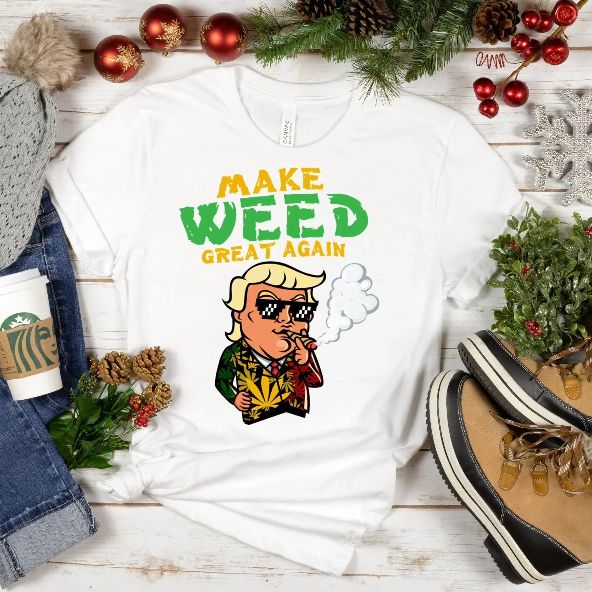 Make Weed Great Again, Funny Trump Shirt