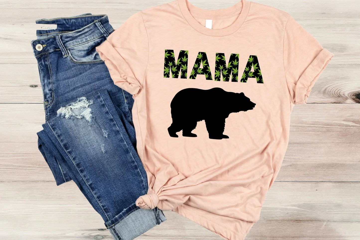 Mama Bear Stoner Mom Shirt