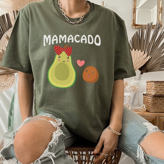 Mamacado, Cute Avocado Pregnancy & Gender Reveal Shirt, The Perfect Keepsake for Your Pregnancy