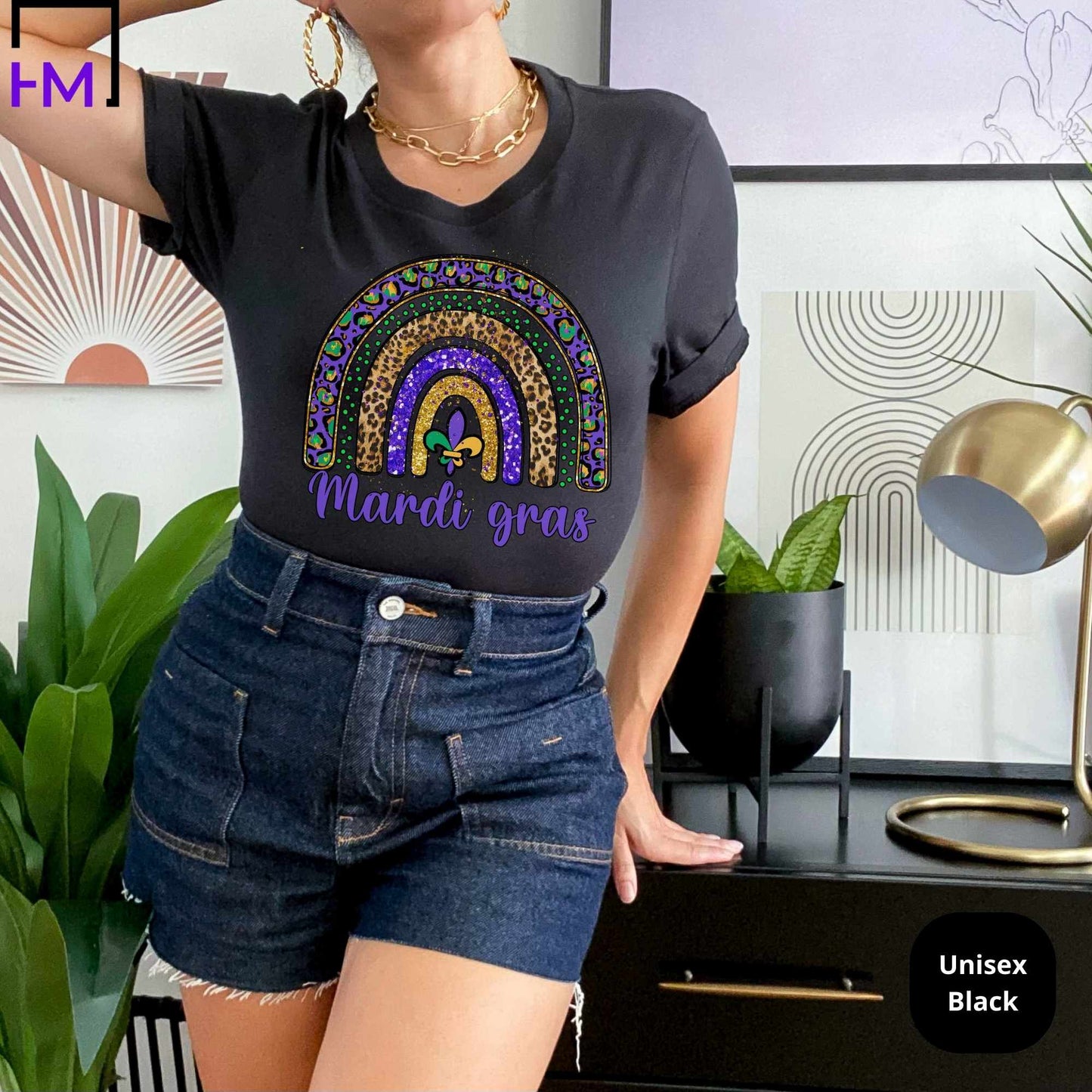 Mardi Gras Shirt, Mardi Gras Gifts, Mardi Gras Party, Fat Tuesday Shirt, Mardi Gras Parade Shirt, Plus Sizes Available Up to 5XL