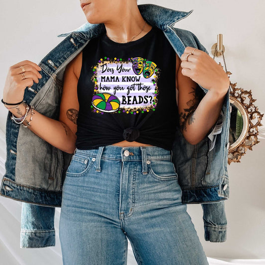 Mardi Gras Shirt or Tank Top for Women and Men, Plus Sizes Available Up to 5XL HMDesignStudioUS