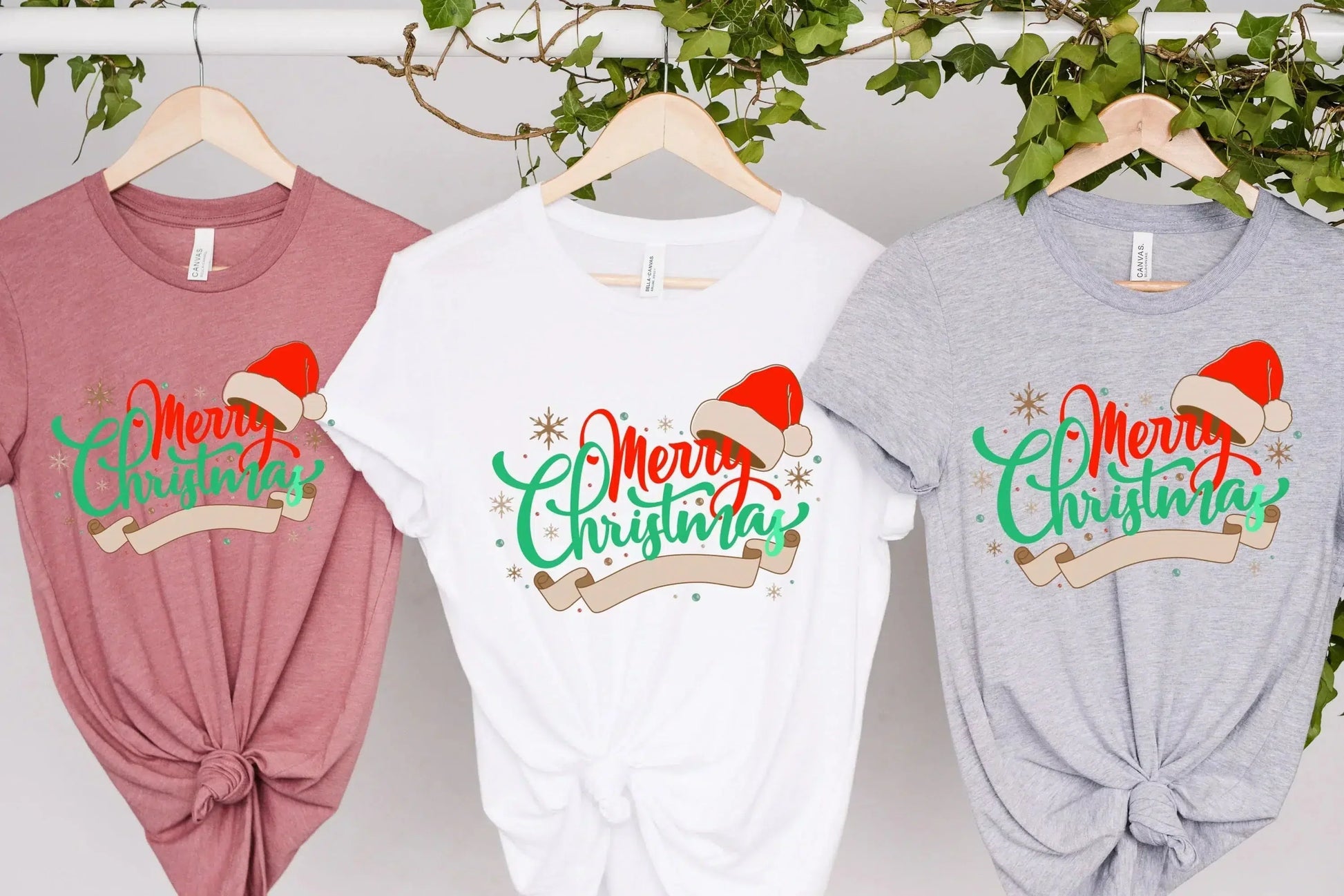Merry Christmas, Christmas T-shirt for Women, Funny Winter Shirt, Christmas Tee, Holiday Shirt, Women's Christmas, Holiday Shirt HMDesignStudioUS