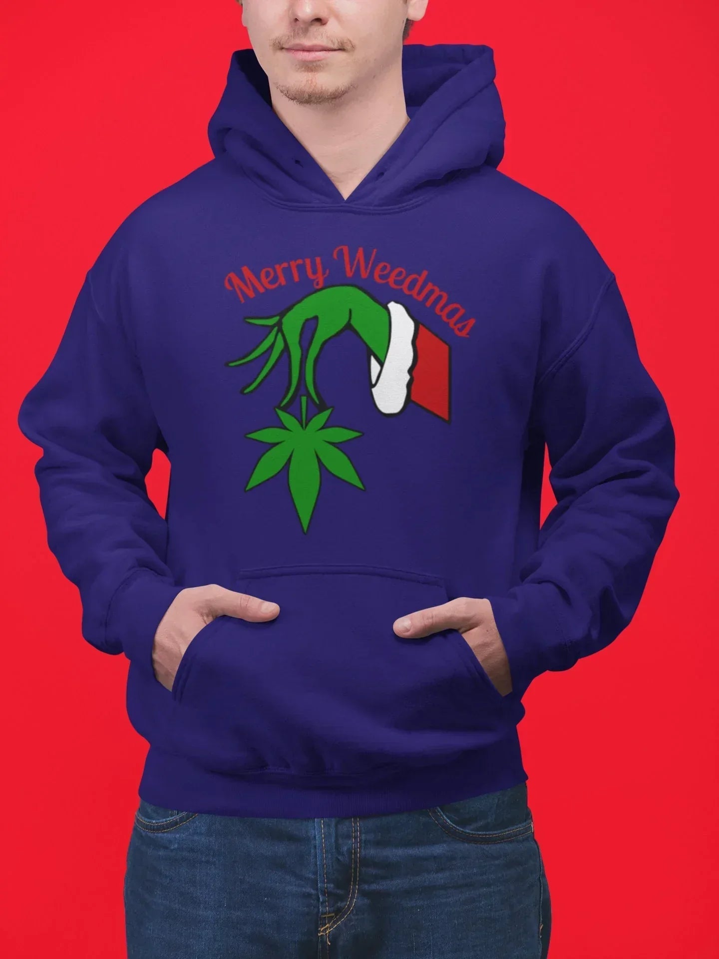 Merry Weedmas Shirt, Gift for Her, Stoner Girl, Cannabis Clothes, Gift for Him, Marijuana Sweatshirt, Weed Mom, Hoodie, Christmas Sweater HMDesignStudioUS