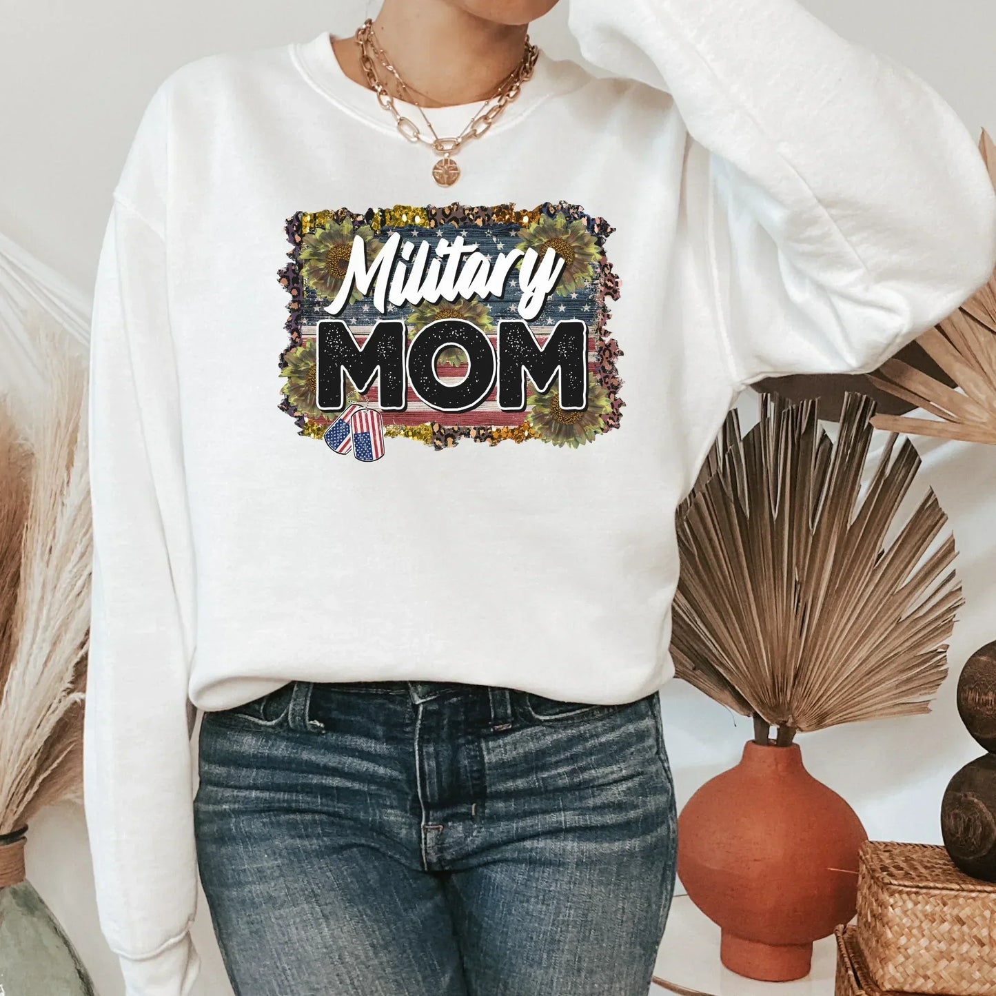 Military Mom Shirt, Proud Army Mom, Military Wife Sweatshirt, Army Mom Gift, Air Force Mom, Support our troops, Marine Coast guard, Navy Mom HMDesignStudioUS