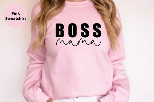 Mom Boss Shirt, Boss Mama Sweatshirt, Mother's Day Shirt, Mother Shirt, Gift For Mom, Wife Shirt, Small Business, Entrepreneur, Mompreneur HMDesignStudioUS