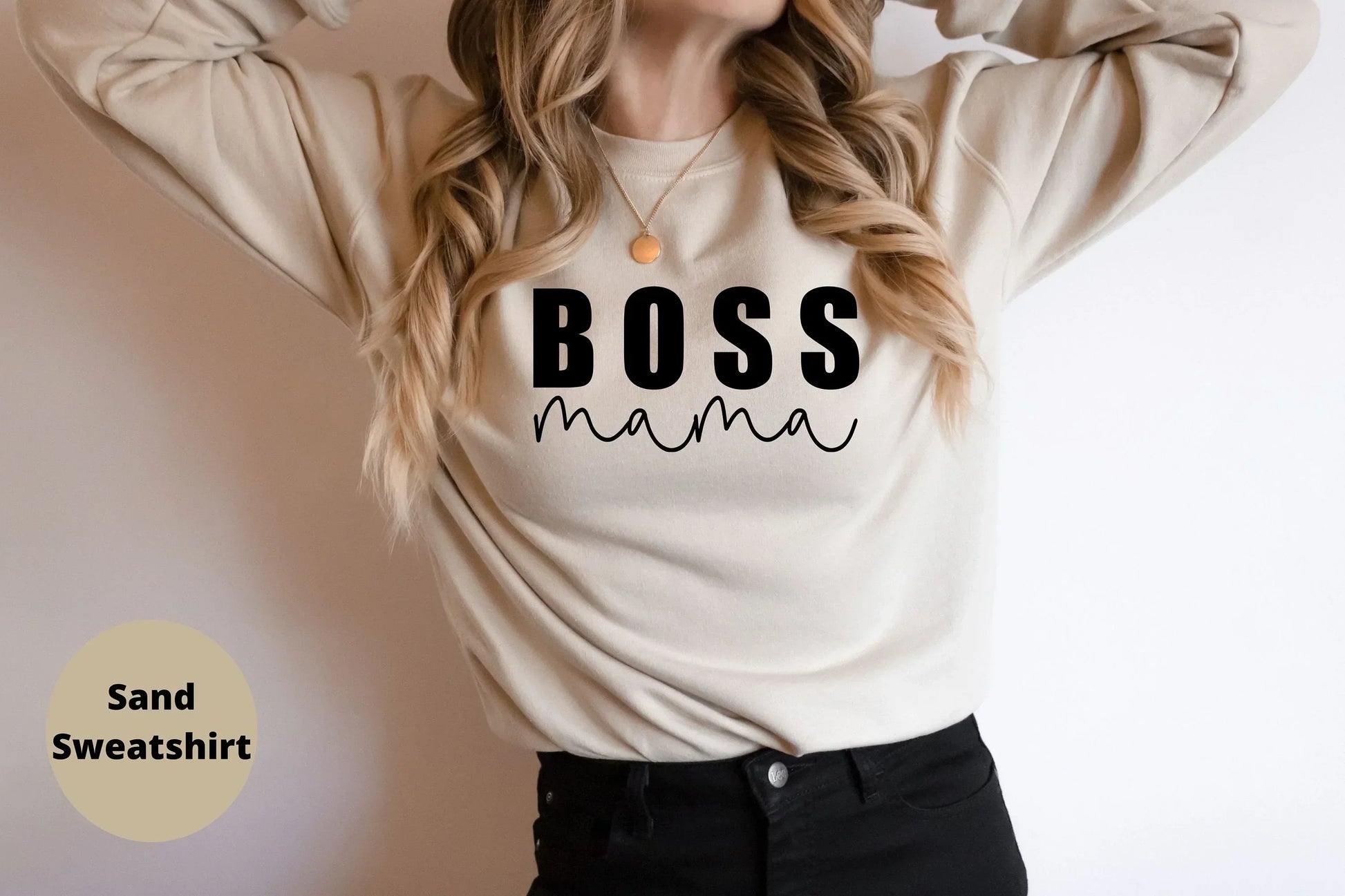 Mom wife boss 2024 sweatshirt