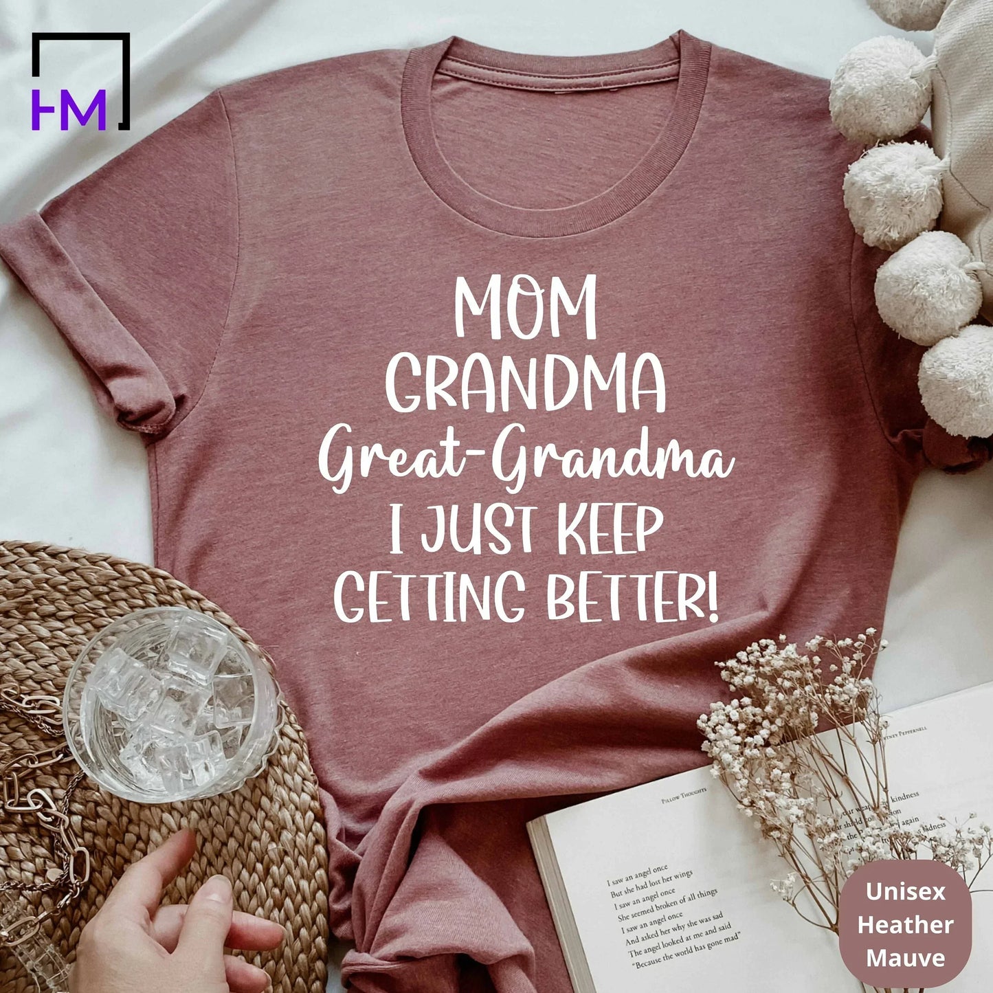 Mom Grandma Great-Grandma Sweatshirt, Pregnancy Announcement, Gift For Grandma, Baby Reveal Shirt, Mother's Day Gift, Grandma Sweatshirt