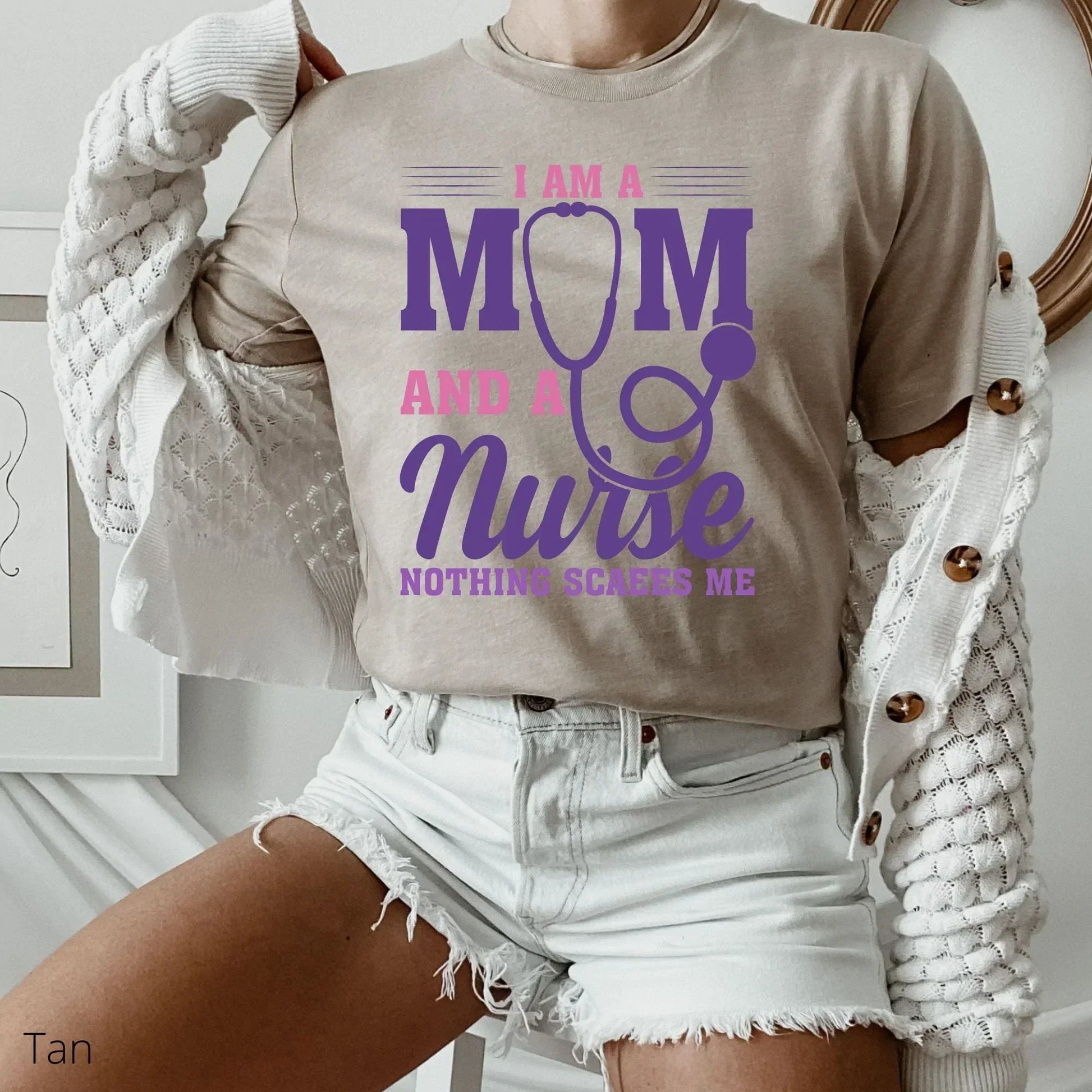 Mom Nurse Shirt, Mother's Day Gift for Mom