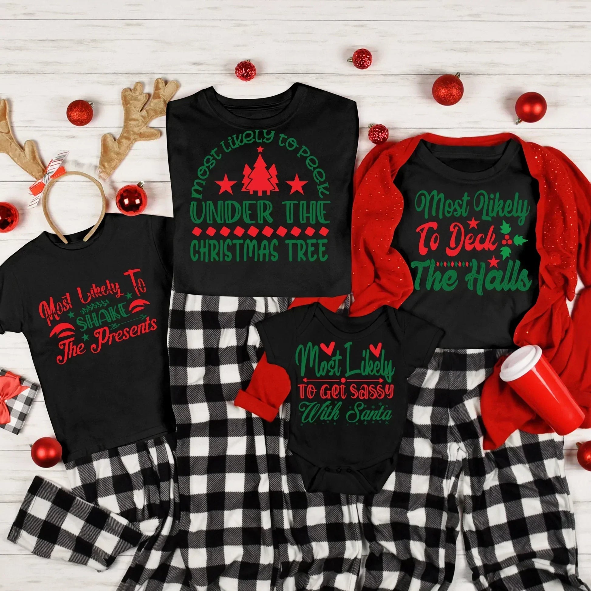 Most Likely To Christmas Family Shirts