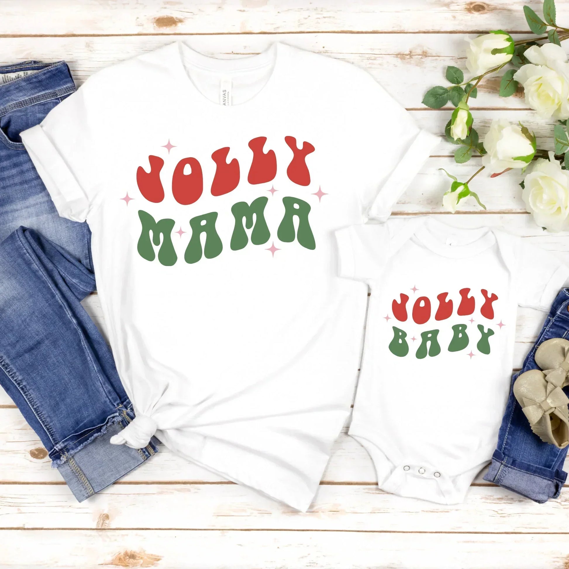 Mother Daughter Christmas Family Shirts HMDesignStudioUS