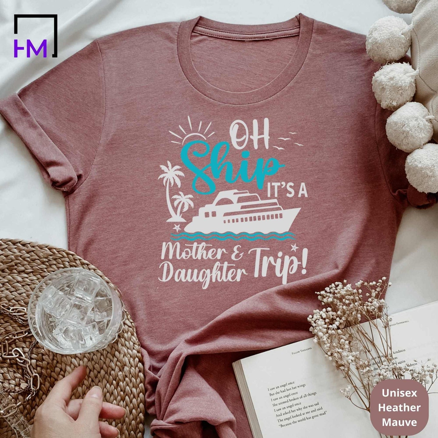 Mother Daughter Cruise Trip Shirts HMDesignStudioUS