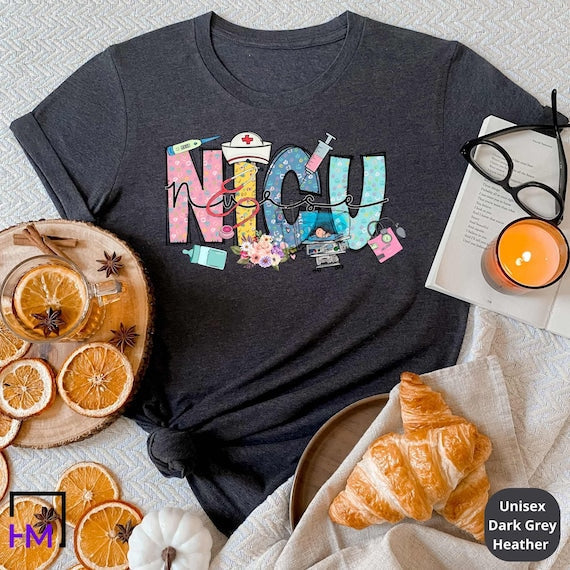 NICU Nurse Shirt, Nurse Gift HMDesignStudioUS