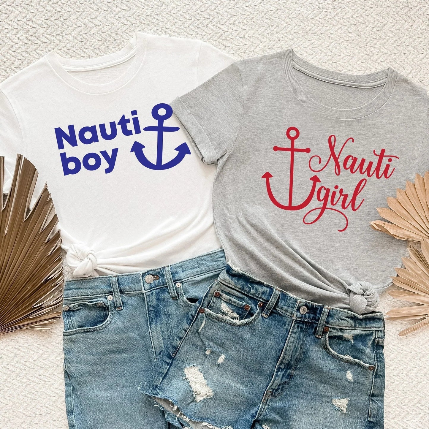 Nauti Boy & Nauti Girl Couples Cruise Shirts
