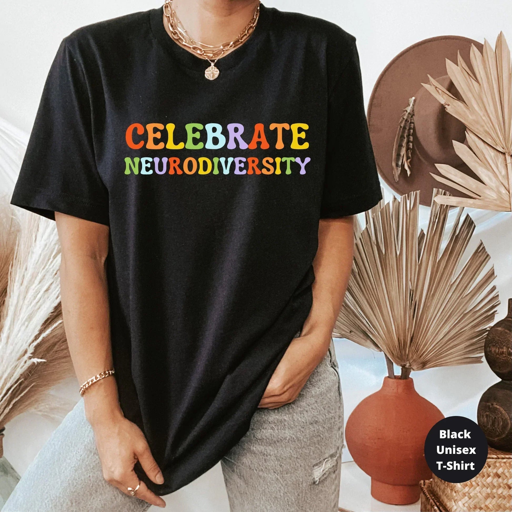 Neurodiversity Shirt, Cute T-Shirt for Special Education Teachers, Preschool Teacher Gift, Elementary School Teacher Tee, Mental Health HMDesignStudioUS