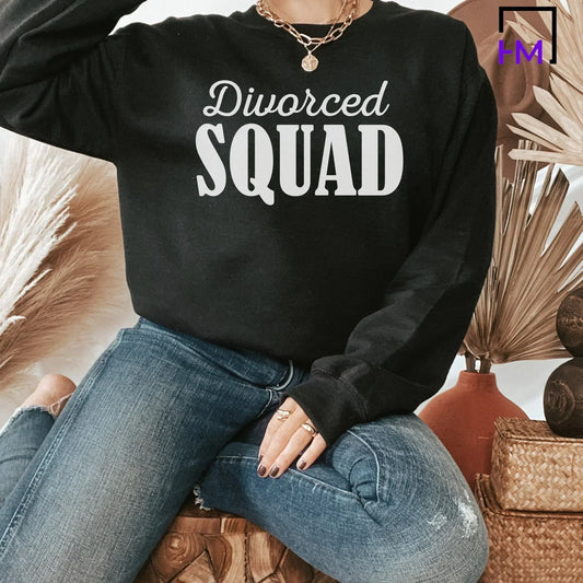 Newly Divorced Shirt, Sarcastic Divorce Squad T-Shirt, Divorcee Gifts, New Beginnings Gifts, New Beginnings for Divorced, Divorce Party Gift