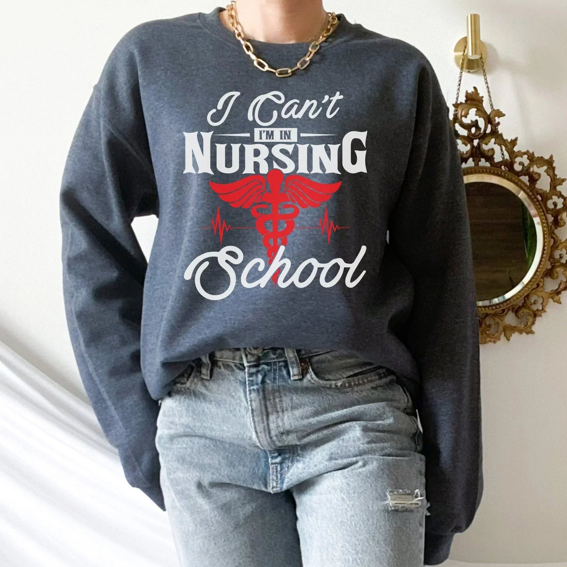 Nurse Student Sweatshirt, Graduation Present, Nursing School Gift, Future Nurse T-shirt, Labor & Delivery Gift, RN Hoodie, Nurse Sweatshirt HMDesignStudioUS