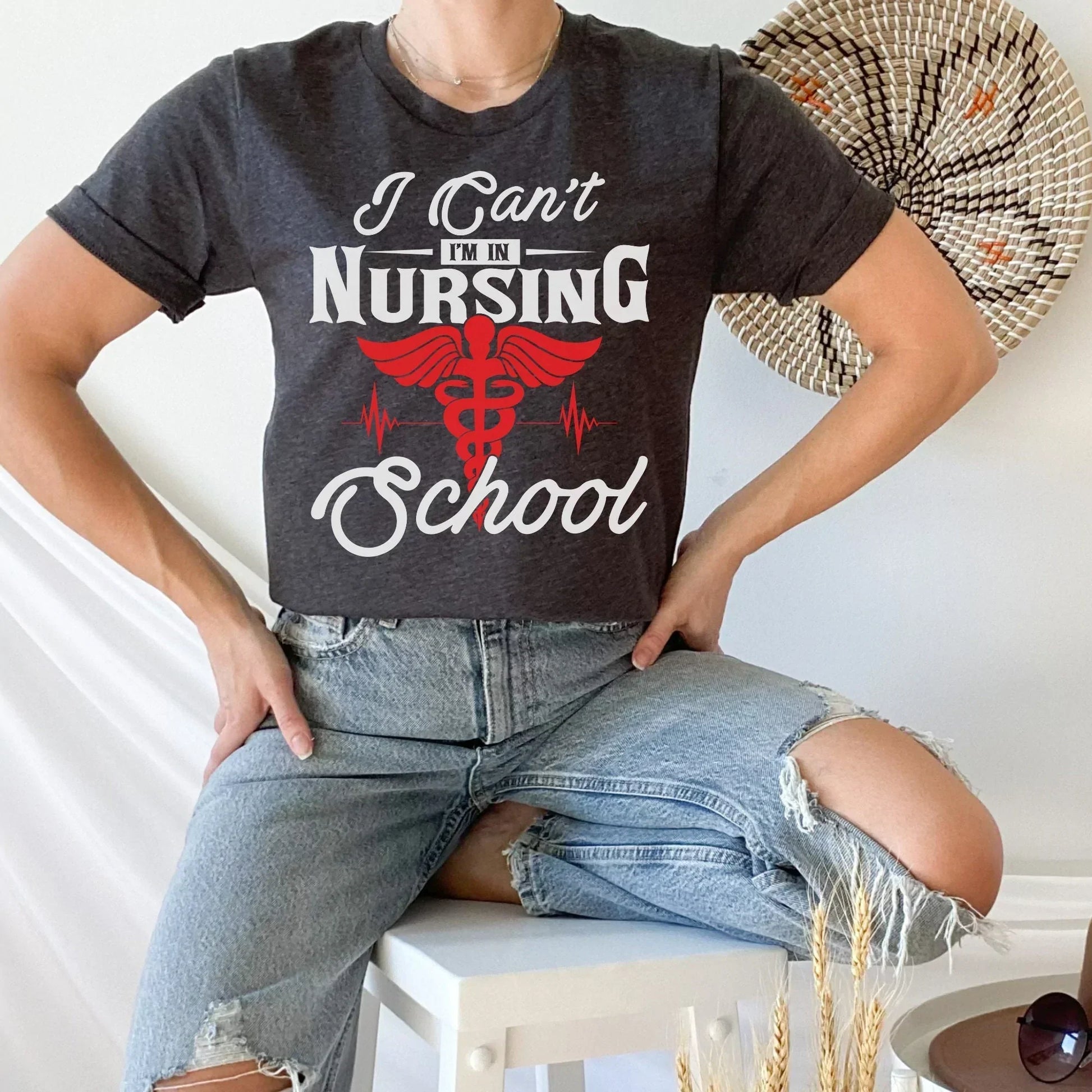 Nursing Student Sweatshirt, Nursing Student T-Shirt, Nursing School Gift, Future Nurse T-shirt, Nurse Gift, Nurse Hoodie, Nurse Sweatshirt HMDesignStudioUS