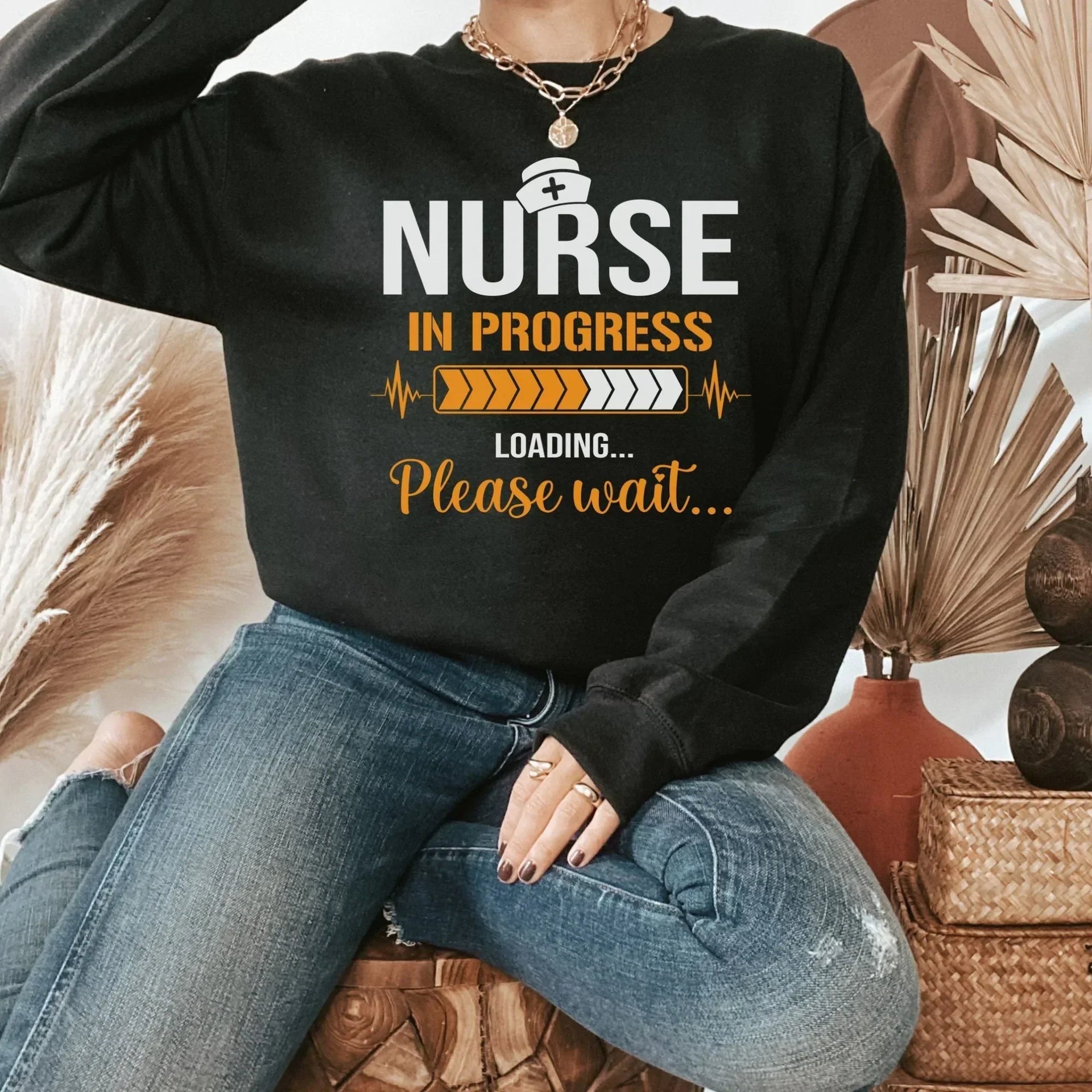 Nursing Student sweatshirt, Labor and Delivery Nurse, ER nurse shirt, Emergency Nurse, Gift for Future Nurse, ICU Nurse Shirt, Nurse Hoodie Black