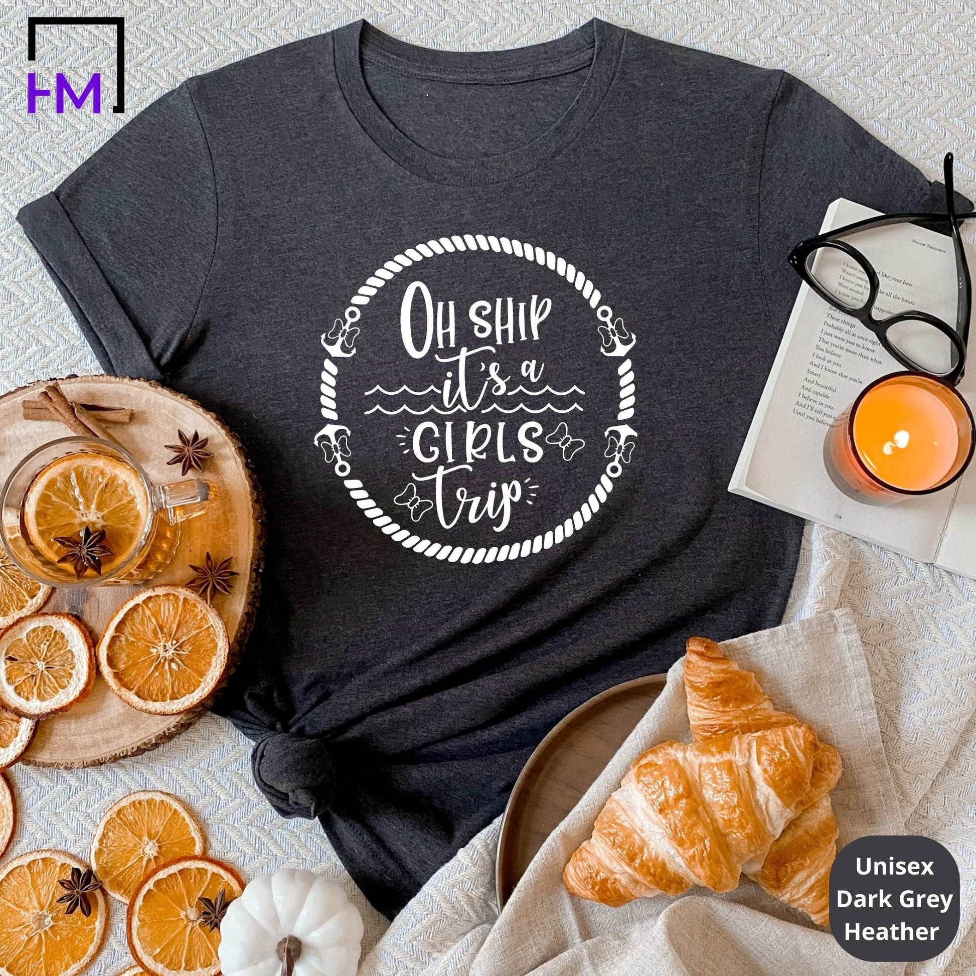 Oh Ship It's A Girls Trip, Tank Top & T-Shirt