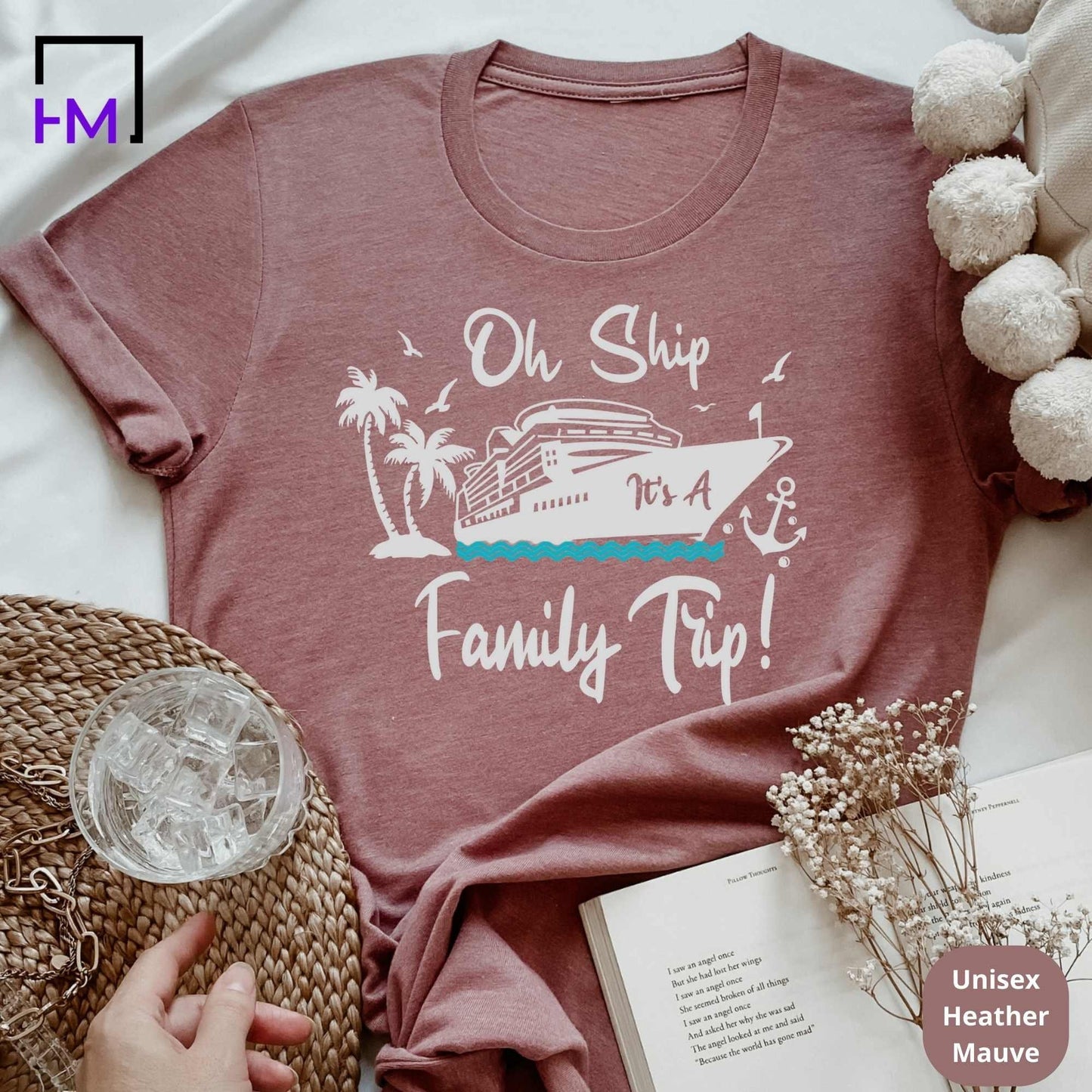 Oh Ship, It's a Family Trip, Matching Family Vacation Shirts HMDesignStudioUS