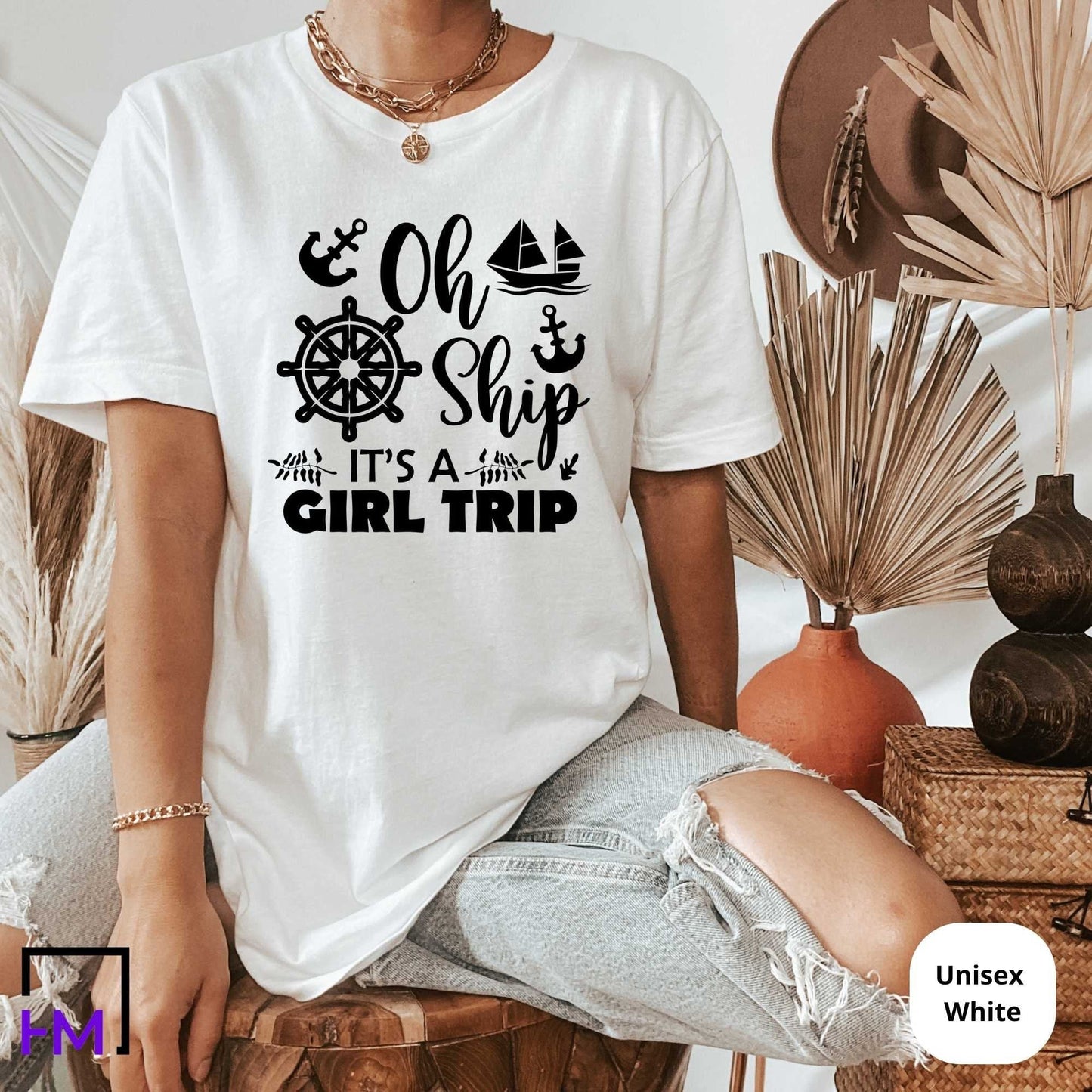 Oh Ship It's a Girls Trip Cruise Shirt HMDesignStudioUS